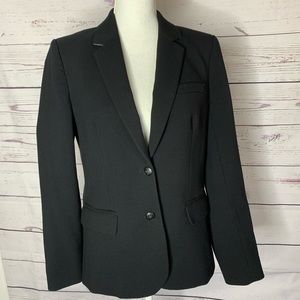 J Crew black classic blazer with stretch size 8